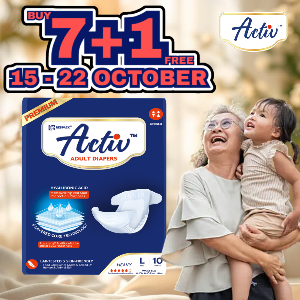 ACTIV™ PREMIUM ADULT DIAPERS